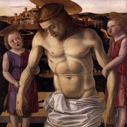 The Dead Christ supported by Angels